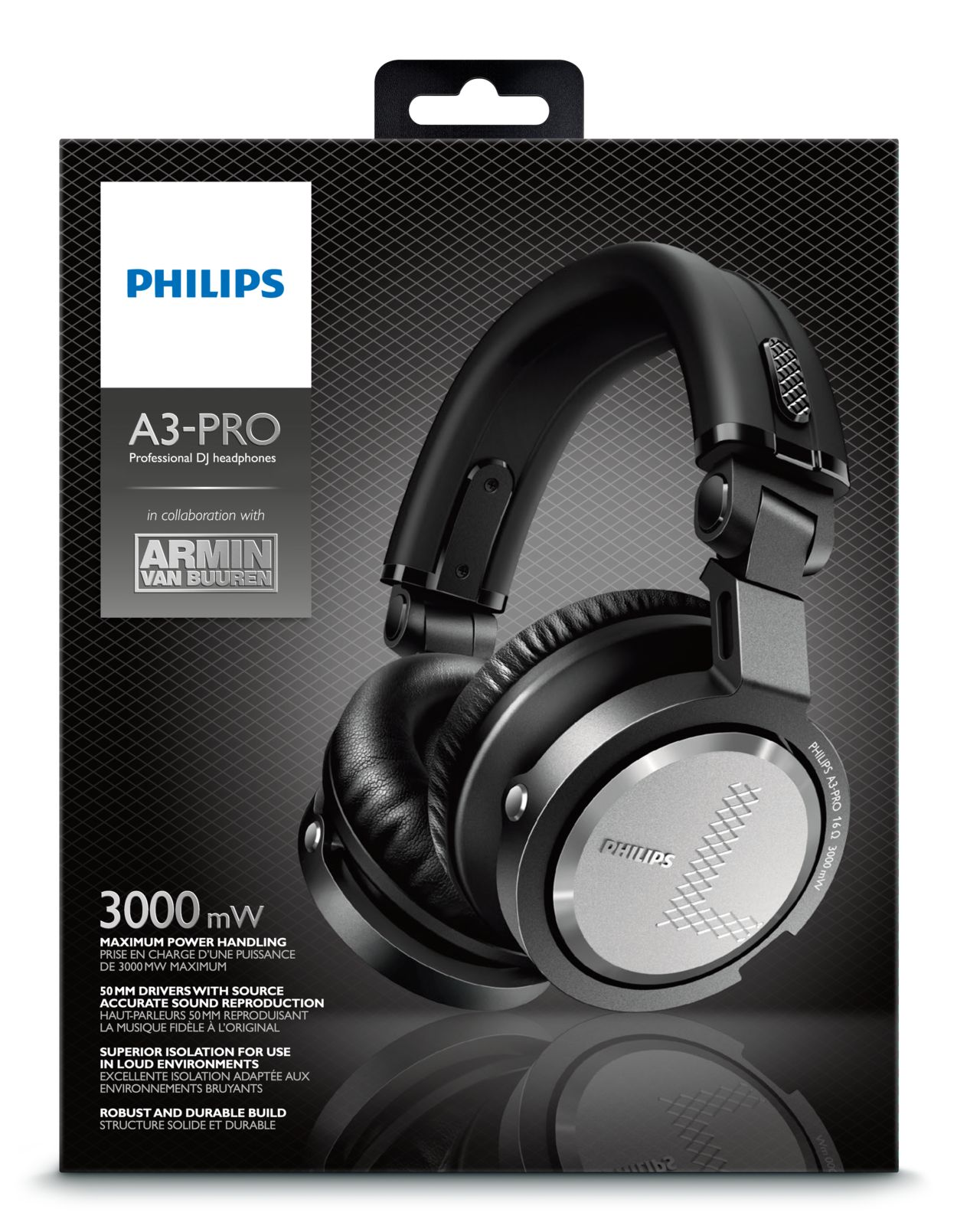 プロフェッショナル DJ ヘッドホン A3PRO/00 | Philips