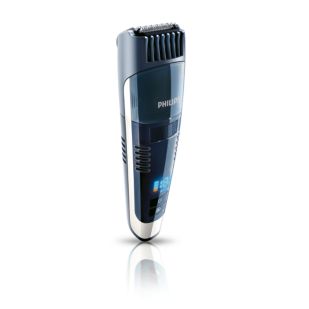 (Stoppel)baardtrimmer met opzuigfunctie