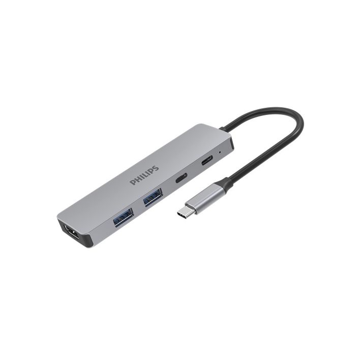 USB-C 3.0 集线器扩展到 5 端口迷你集线器