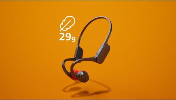 Open-ear fit. Move however you want