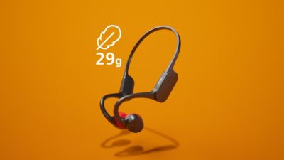 Open-ear fit. Move it like you mean it