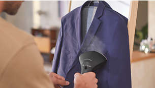 Σιδερώστε με ατμό τα ρούχα σας σε κάθετη ή οριζόντια θέση