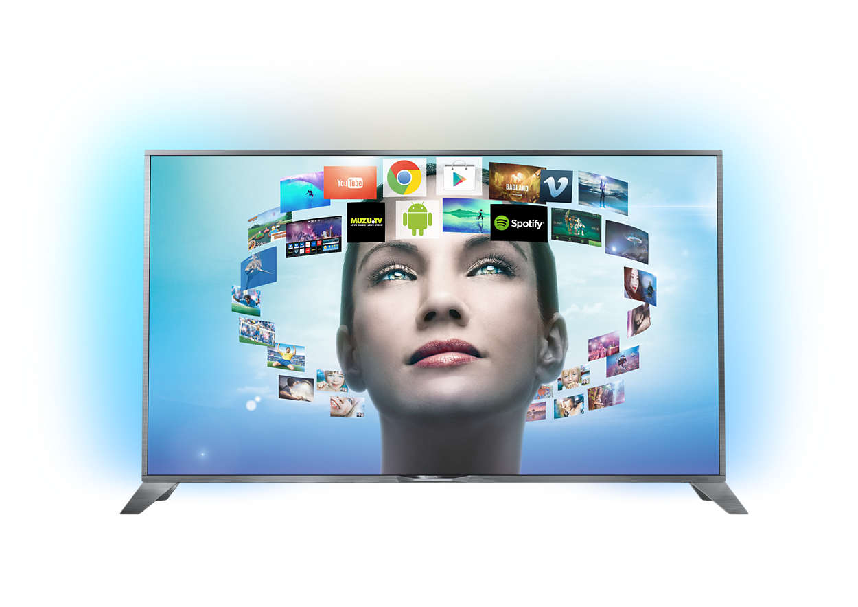 Ultraslanke 4K UHD-TV powered by Android