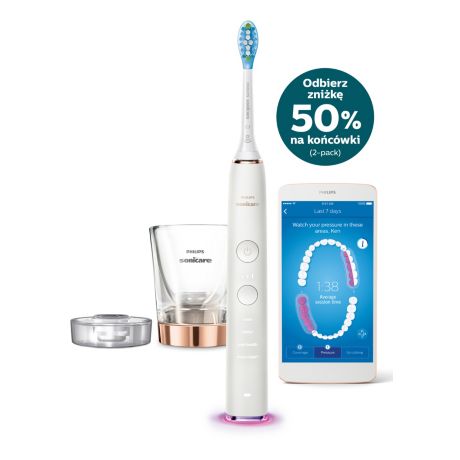HX9901/63 Philips Sonicare DiamondClean Smart Bielsze zęby, zdrowsze dziąsła