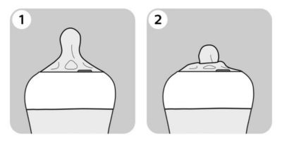 Philips Avent regular and collapse nipples