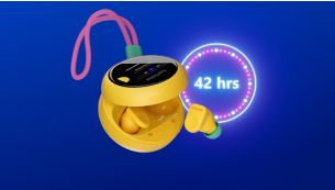 Vibe longer with up to 42 hours play time