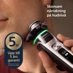 Nära rakning som varar länge, intelligent hudkomfort