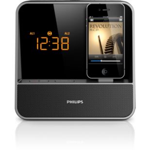 Klokradio met alarm, voor iPod/iPhone