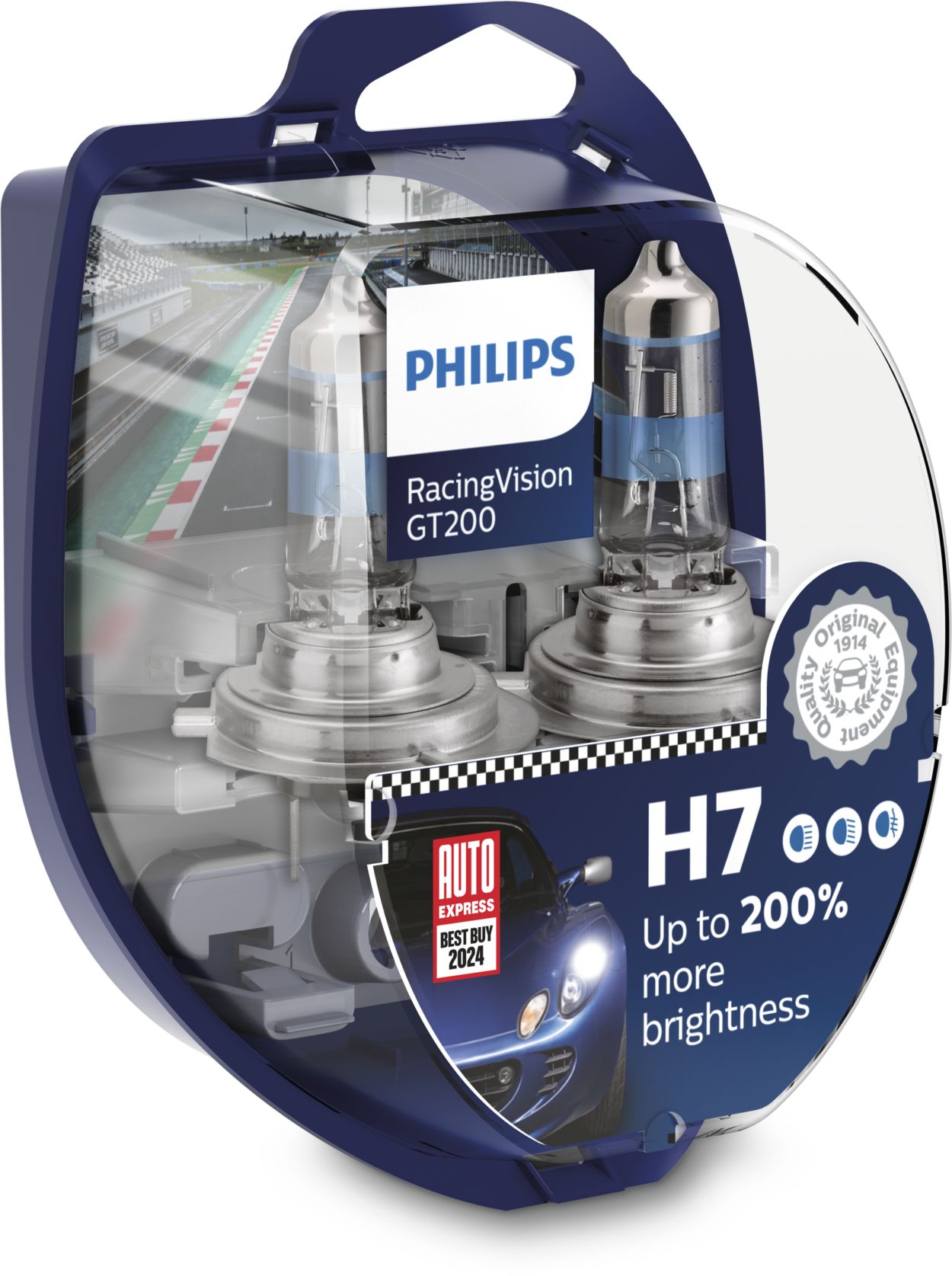 Philips, H7 Rally, Headlight Lamp, For Racing Only