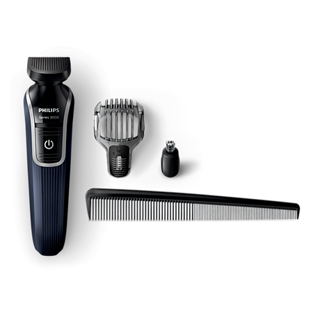 QG3322/13 Multigroom series 3000 3-in-1 Beard and Detail trimmer