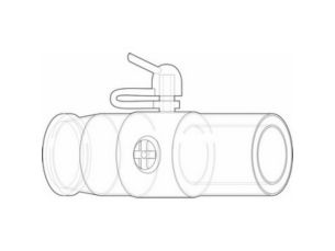 Disposable Fixed Exhalation Port (DEP) with Cap Exhalation Port