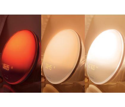 Philips Wake Up Light, White, 5 Natural Alarm Sounds : .co