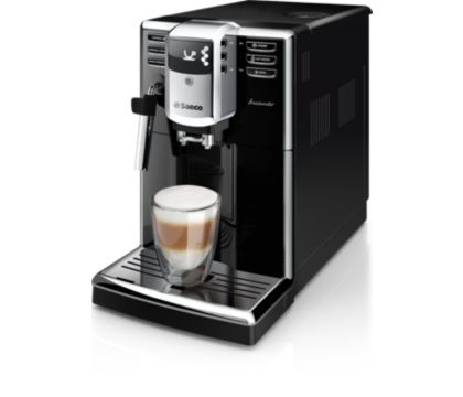 Saeco Incanto Espresso Machine with 15 bars of pressure, Milk Frother and  intergrated grinder Black HD8911/48 - Best Buy