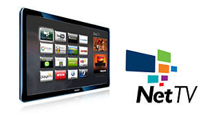 Philips Net TV — popularne usługi internetowe na ekranie telewizora