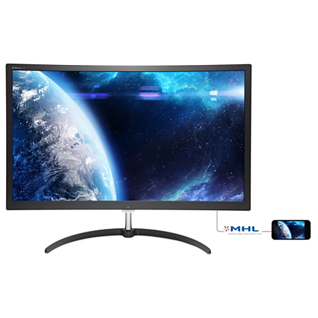 279X6QJSW/69 Brilliance Full HD Curved LCD monitor