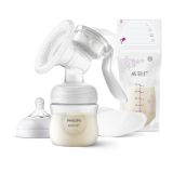 Manual breast pump for comfortable expressing