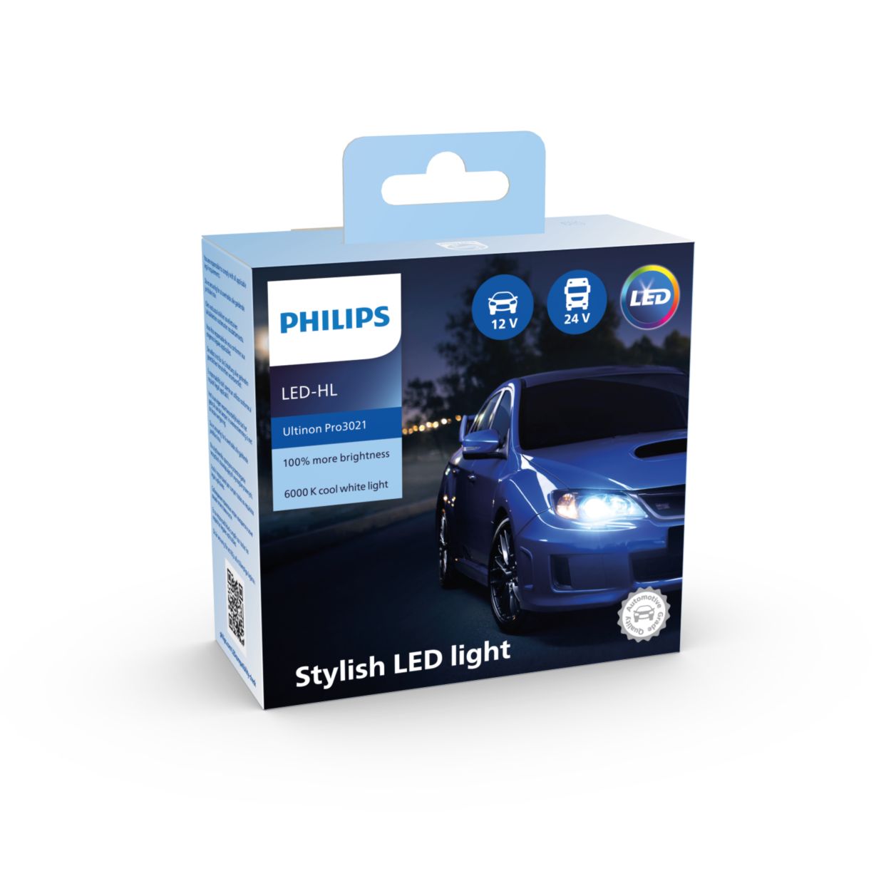 Lámpara LED Philips H7 Pro 6000 HL Homologada (UNA UNIDAD)