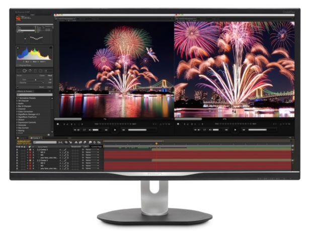 Brilliance LCD monitor with USB-C docking