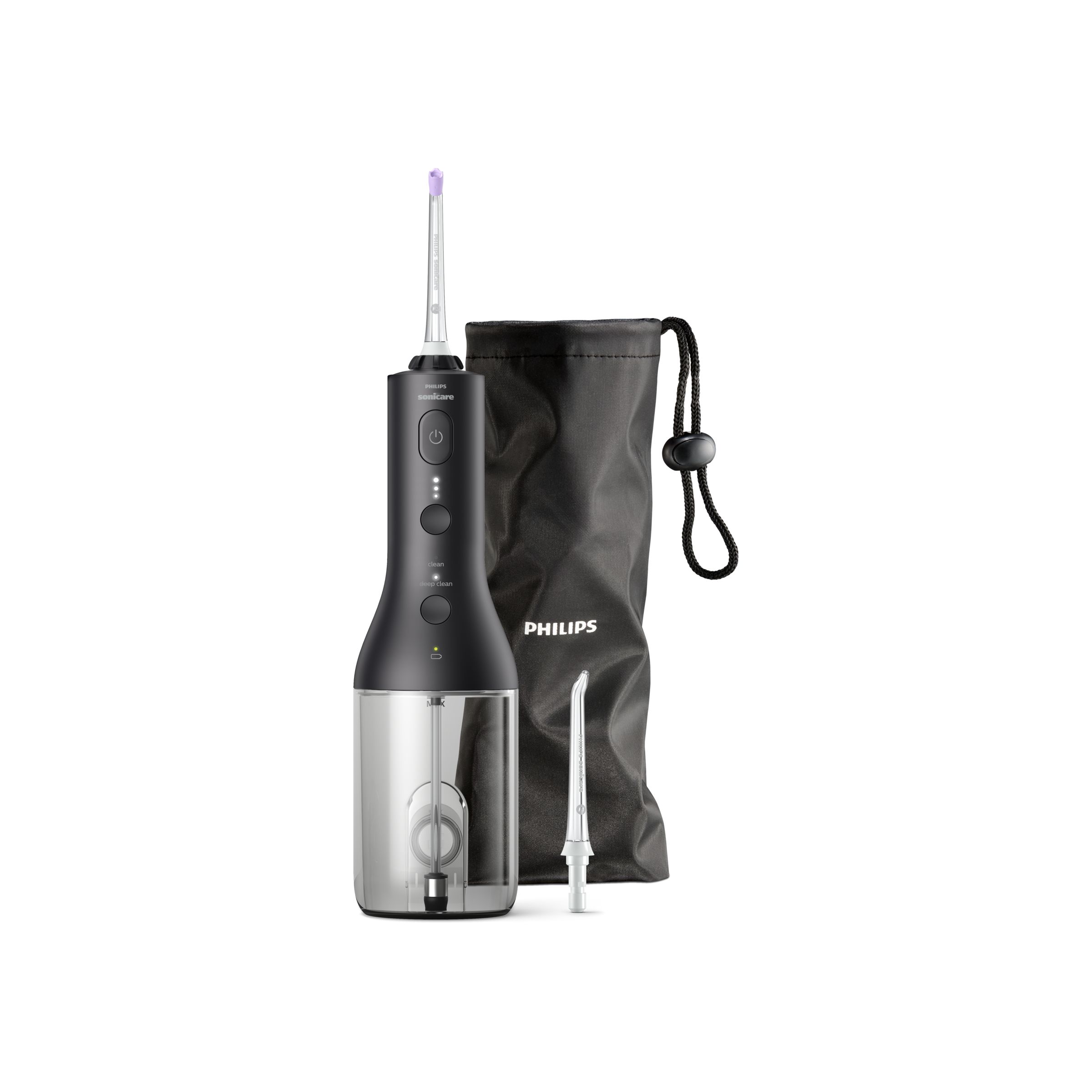 Philips kabelloser Power Flosser 3000 - Wasser-Flosser - schwarz - HX3806/33