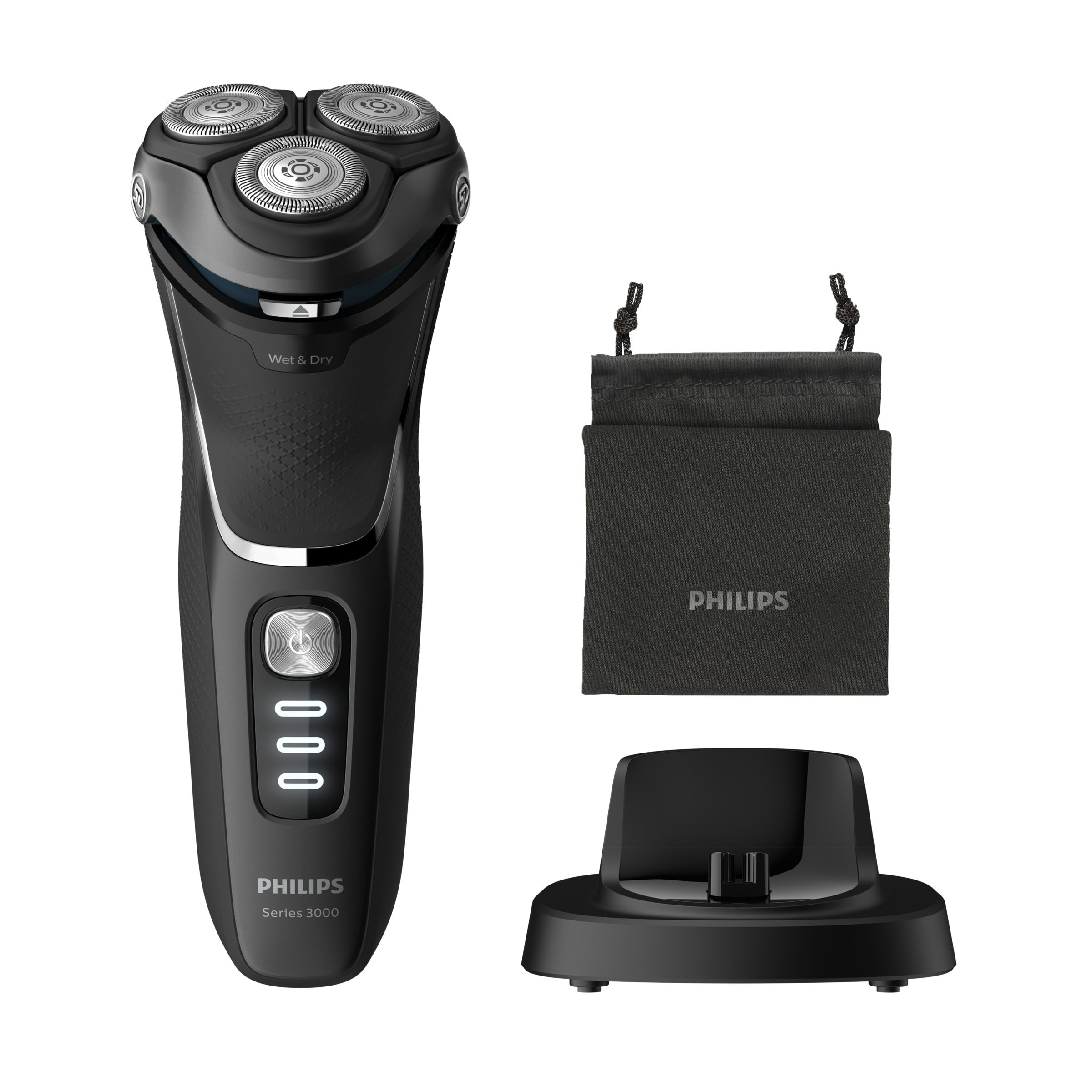 Image of Philips Shaver 3300 - Wet or Dry electric shaver, Series 3000 - S3332/54