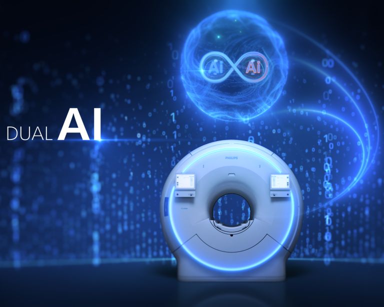 MR scanner with Dual AI
