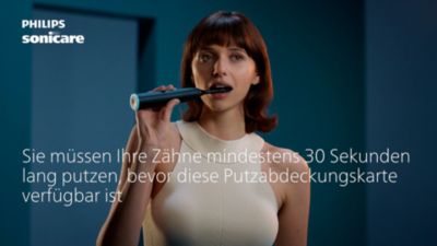 Feedback nach dem Putzen: Erfassung des Bereichs
