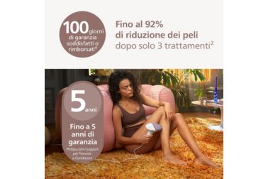 Dispositivo di epilazione IPL con SenseIQ
