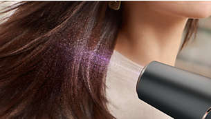 8x ionizačná ochrana* pre lesklé vlasy bez strapatenia