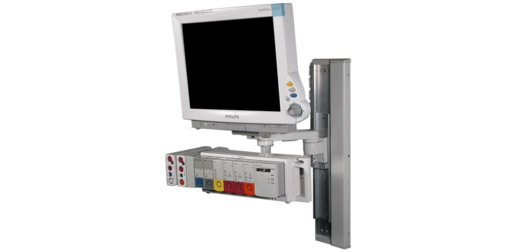 IntelliVue MP60/70: VHC Variable Height Channel and 8"(200mm) Support Arm