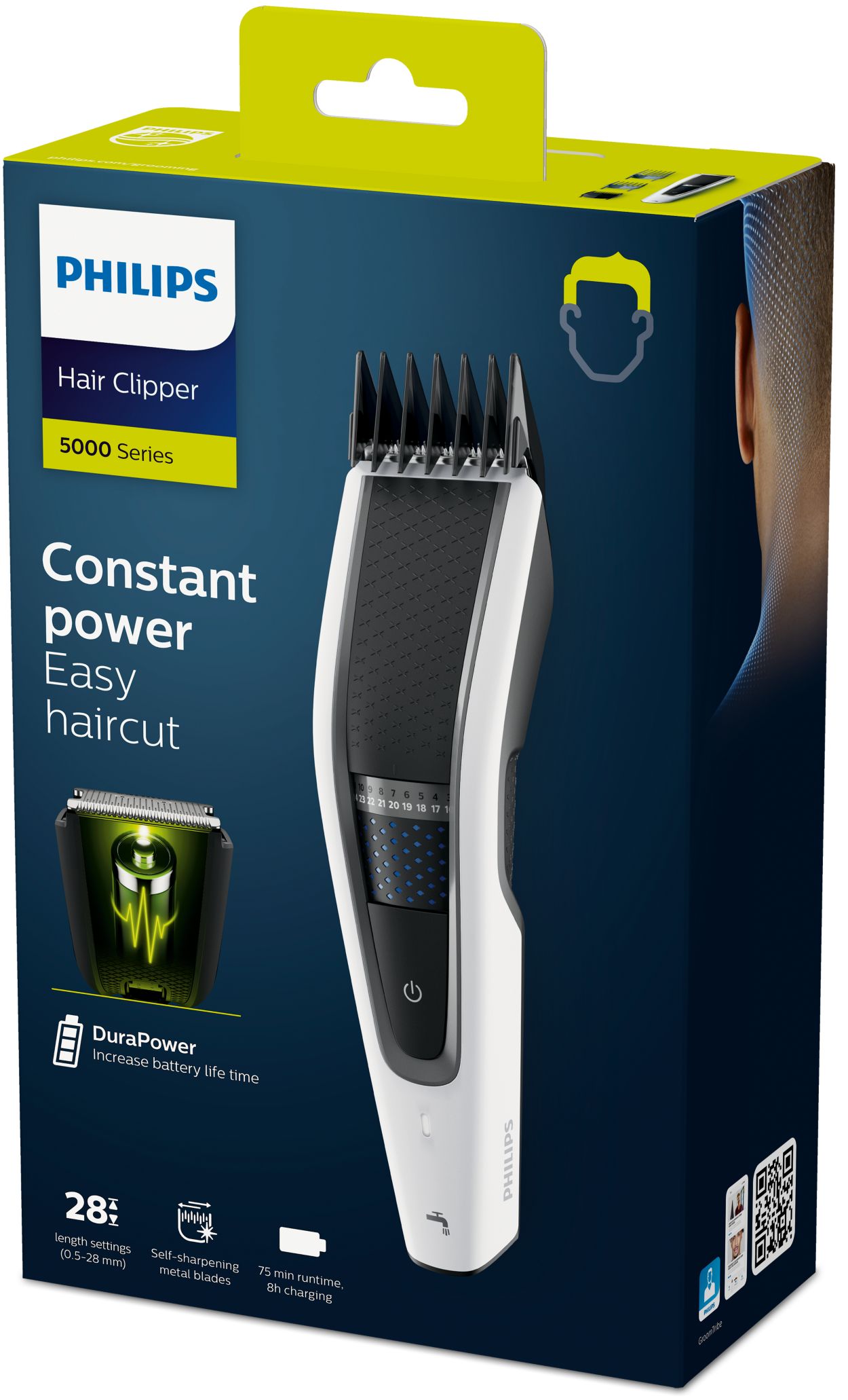 Hairclipper series 5000 Cortadora de pelo lavable HC5610 15 Philips