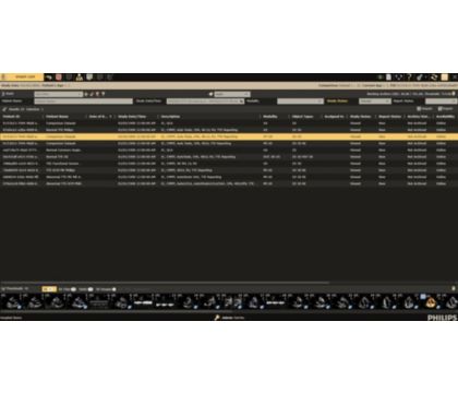 Ultrasound Workspace Study list