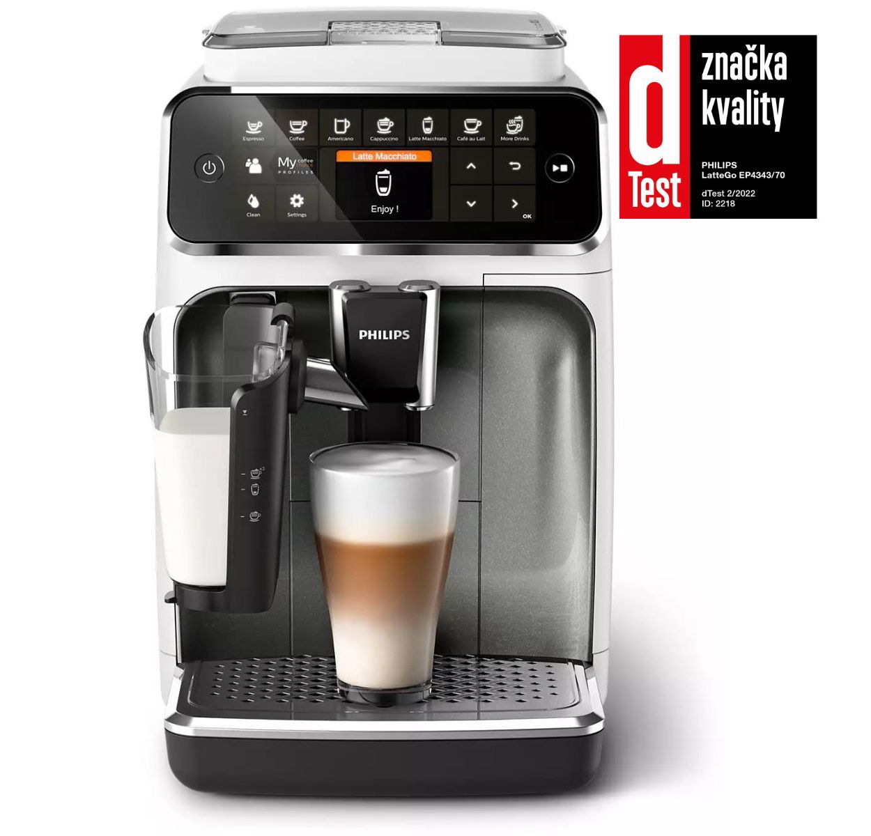 Philips 4300 Series Plnoautomatický kávovar EP4343/70 | Philips