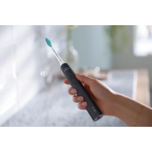 Sonicare 3100 series Sonisk eltandbørste + rejseetui - Sort