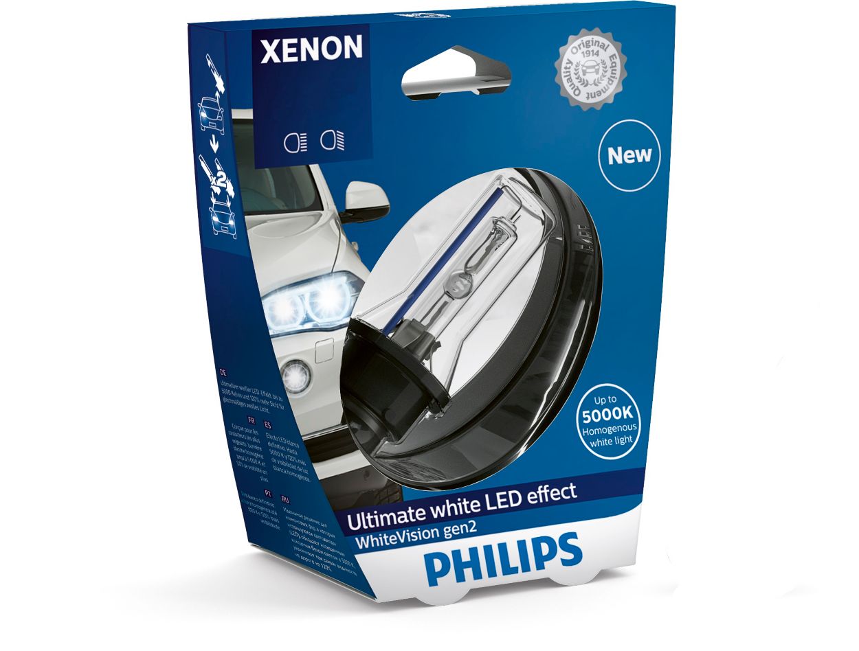 Xenon WhiteVision autolamp 85415WHV2S1 | Philips