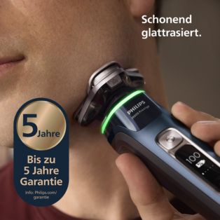 i9000 Prestige Elektrischer Nass- und Trockenrasierer mit SkinIQ