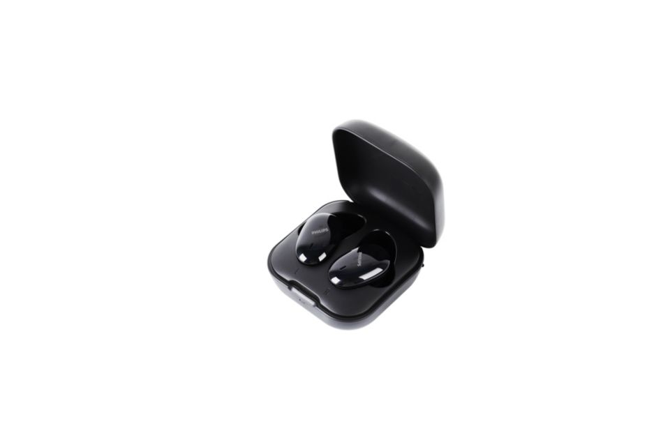 Philips true best sale wireless earbuds tat4205bk