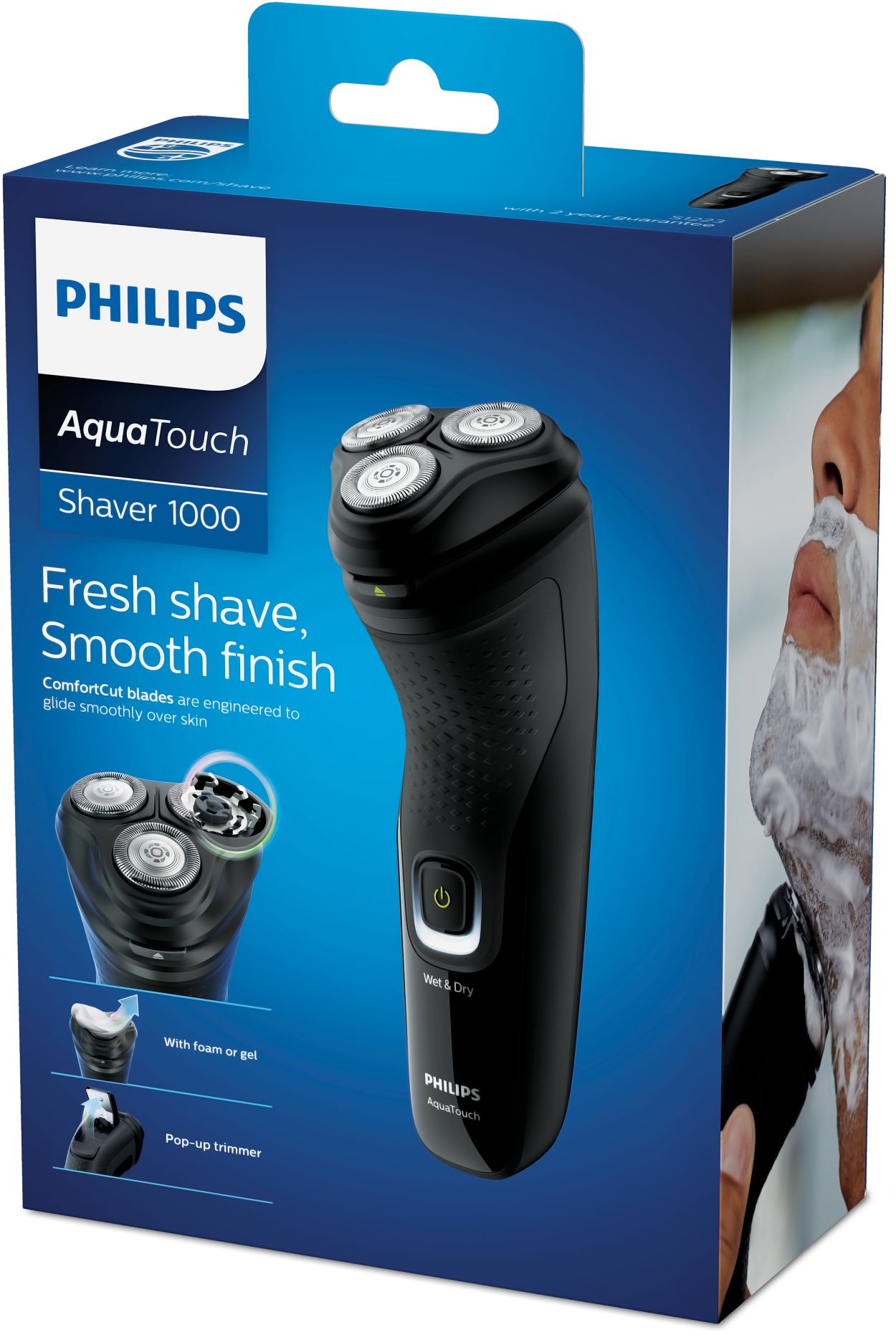 Afeitadora Philips Aquatouch+patillera – Mechu2