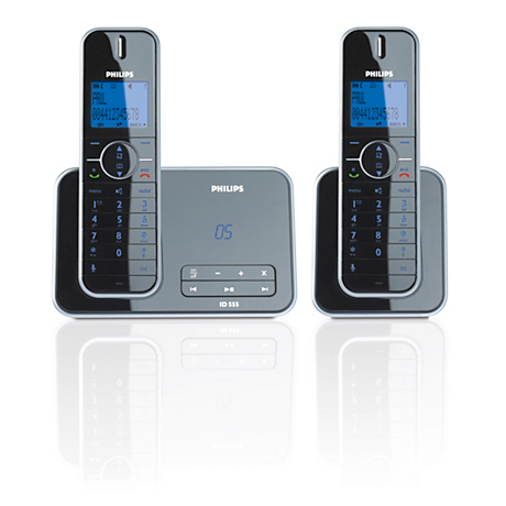 ID5552B/38 Design collection Schnurloses Telefon mit Anrufbeantworter