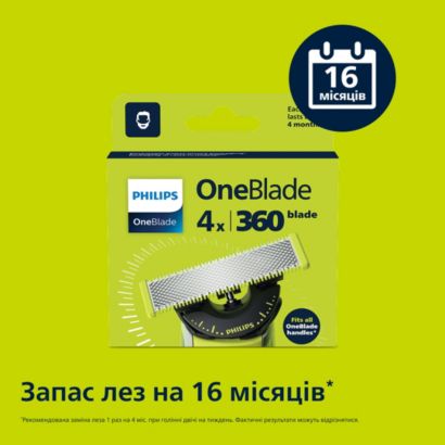 Philips Змінні плаваючі леза OneBlade 360