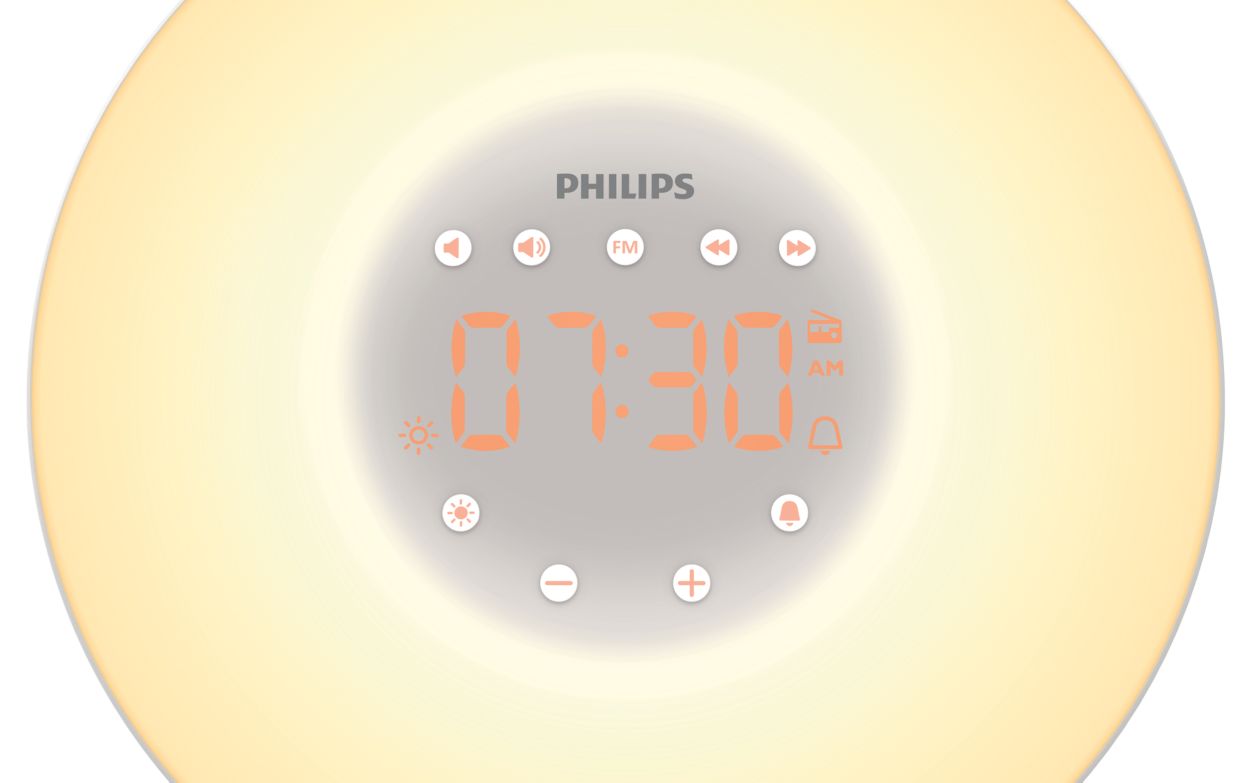 Philips Despertador de luz despertador HF3500/01 con simulación de amanecer