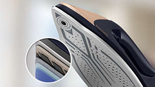SteamGlide Elite Soleplate, ultimate gliding & durability