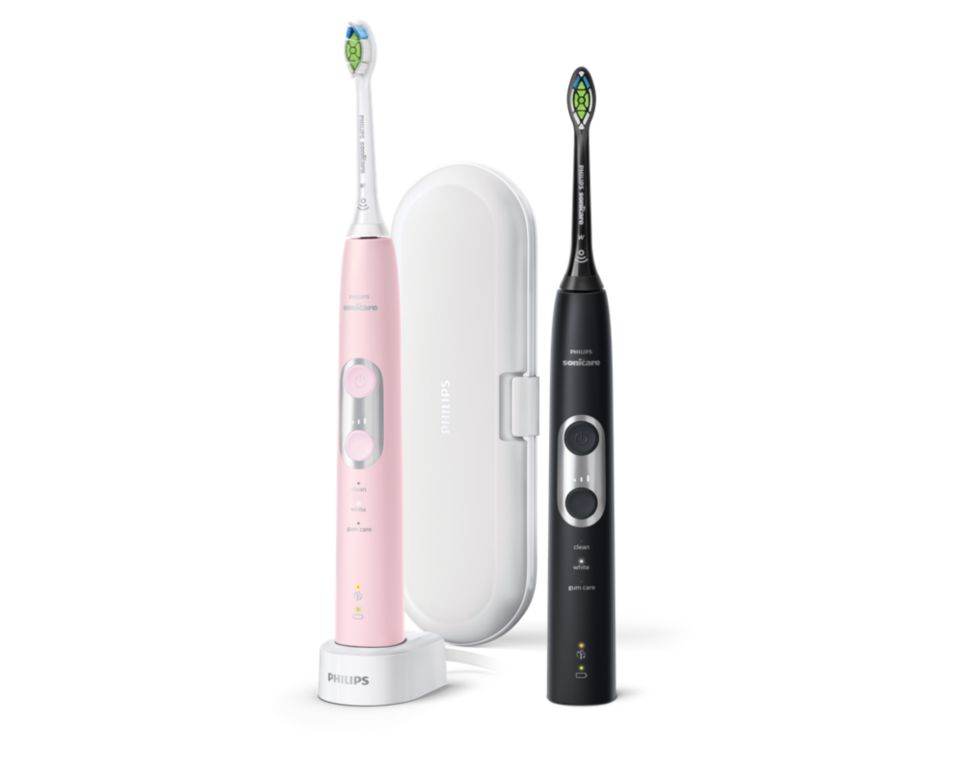 Dientes más blancos con un cepillado suave.