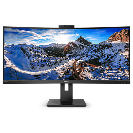 346P1CRH/75 Monitor Curved UltraWide LCD Monitor with USB-C