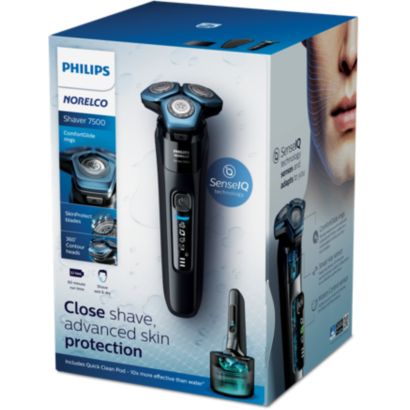 Close shave. Advanced skin protection.