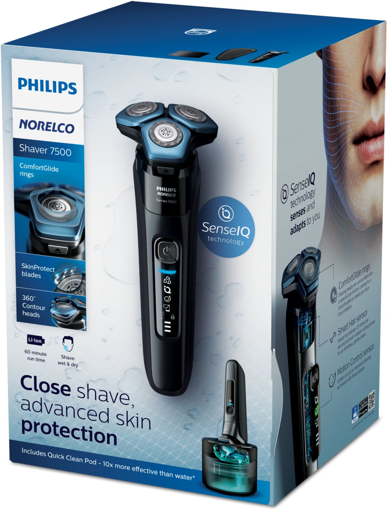 Compara precios de Philips Shaver Series 7000 Wet & Dry S7788/59 Afeitadora  eléctrica para uso en seco y húmedo para hombres - PricesZone