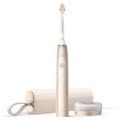 Sonicare DiamondClean Prestige Elektrische Zahnbürste mit SenseIQ - Champagne