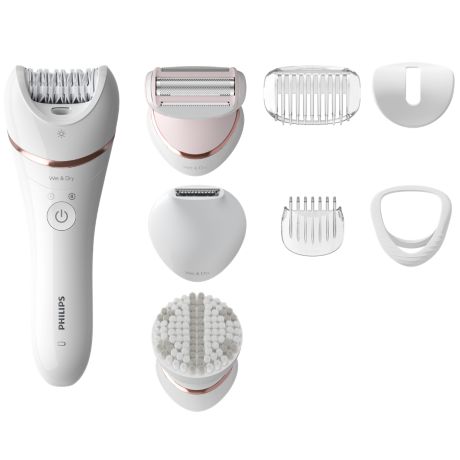 BRE735/00 Epilator Series 8000 Епилатор за използване на мокро и сухо