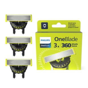 Змінні плаваючі леза OneBlade 360 Гоління, підстригання та створення контурів