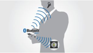 Veiciet zvanus no Bluetooth austiņām, ja InRange ierīces ir savienotas