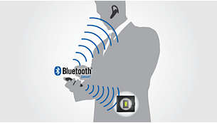 Tätigen Sie Anrufe über das Bluetooth-Headset selbst bei gekoppelten InRange-Geräten
